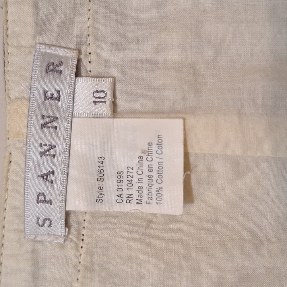 SPANNER Leopard Print Abstract Cotton A-Line Skirt Size 10 - Picture 4 of 5